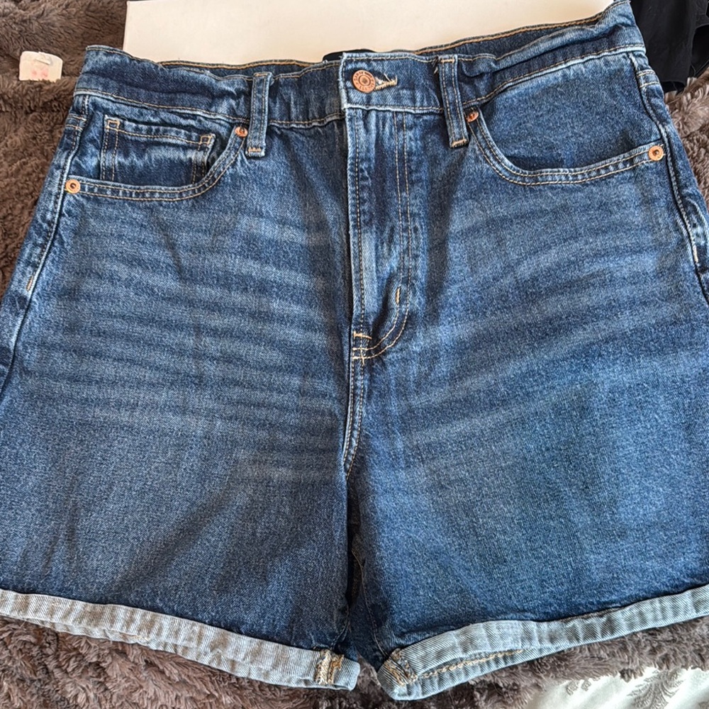 GAP Blue Jean Shorts Classic Cut-Off Style